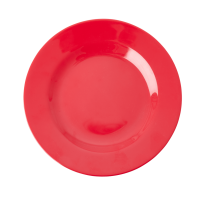 Red Kiss Melamine Side Plate or Kids Plate Rice DK